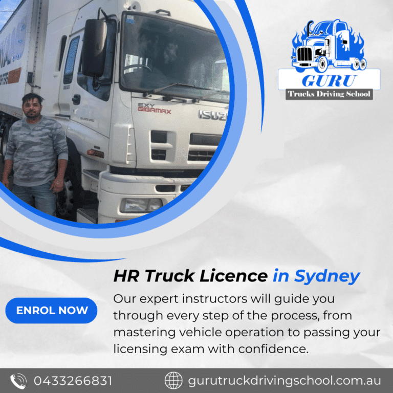 Truck Driving School Sydney