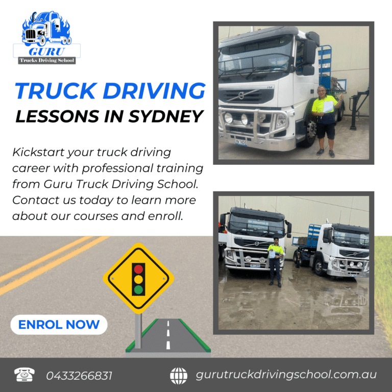 Truck Driving Lessons Sydney Truck Driving School