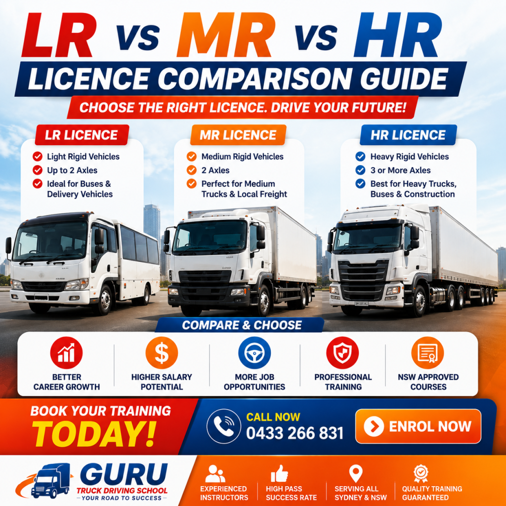 LR vs MR vs HR Licence