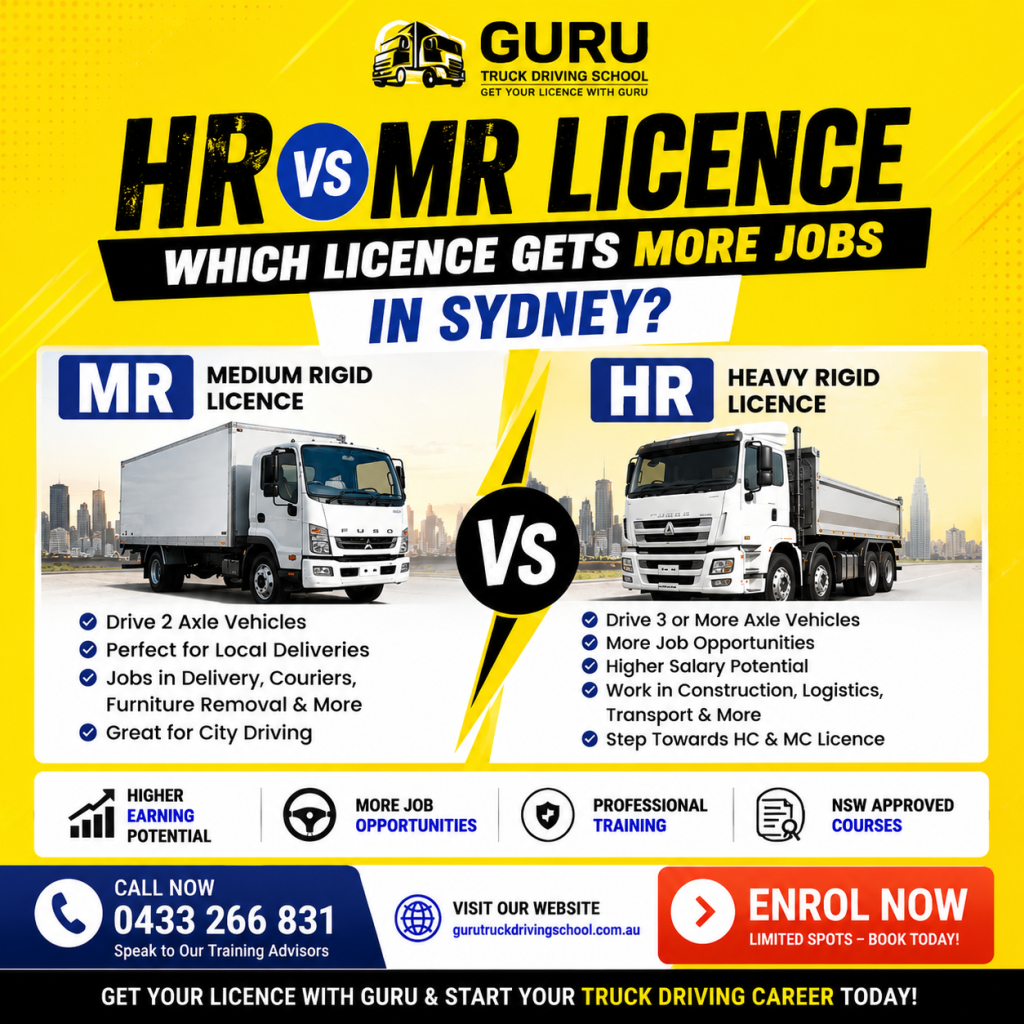 HR vs MR Licence