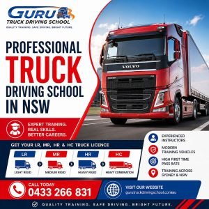 Professional Truck Driving School in NSW