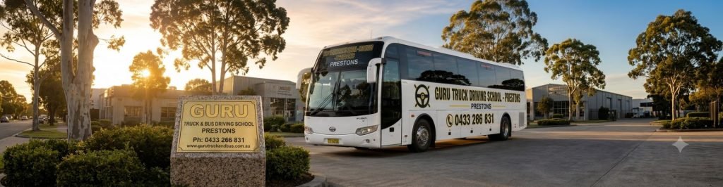 Bus licence Sydney training at Guru Truck Driving School